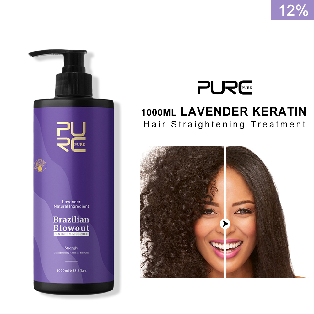 Hair Care Organic - PURC 라벤더 12% 브라질 케라틴 스트레이트