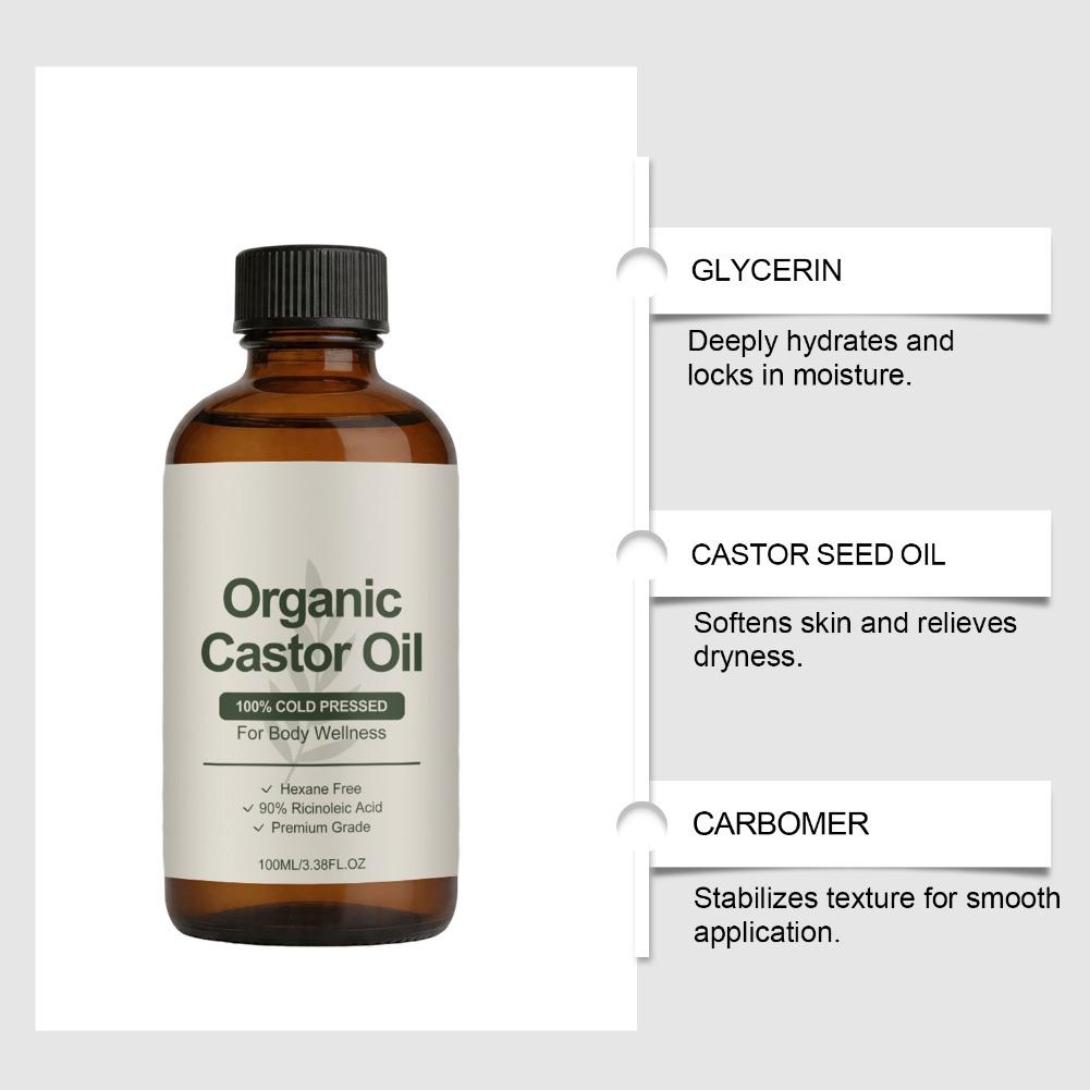 프리미엄 유기농 캐스터 오일, 모발 성장 촉진, 피부  - Hair Care Organic 리뷰 및 가격