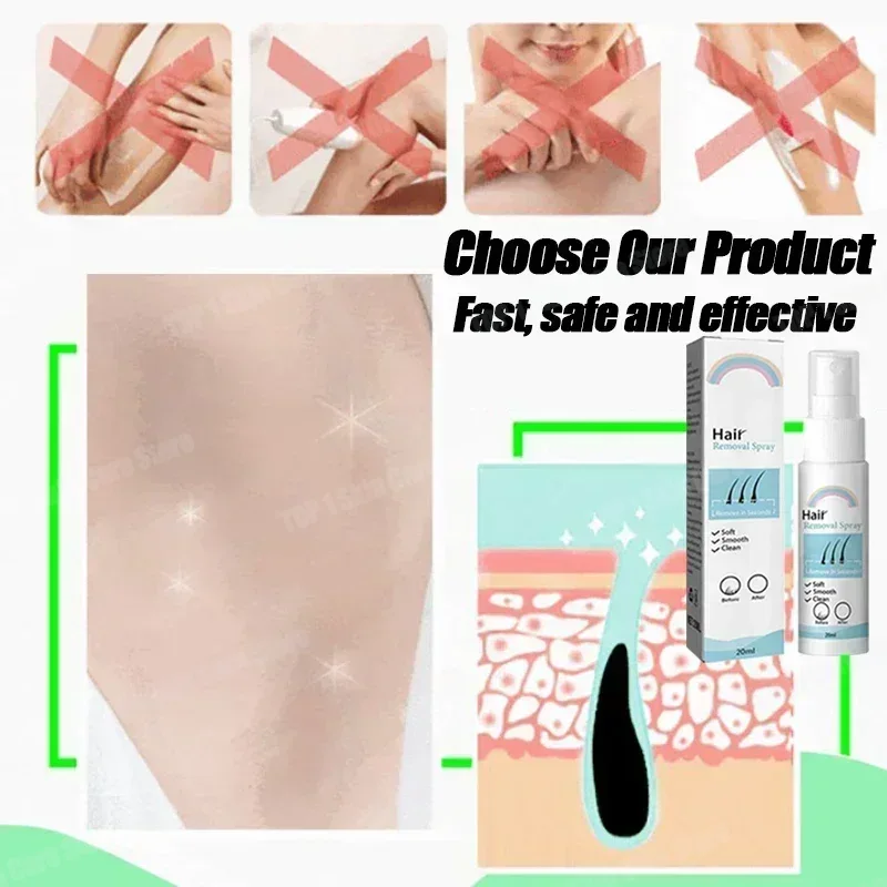 제모 스프레이 강력한 제모 효과 건강하고 통증 없는 제 - Hair Care Korean Products 리뷰 및 가격