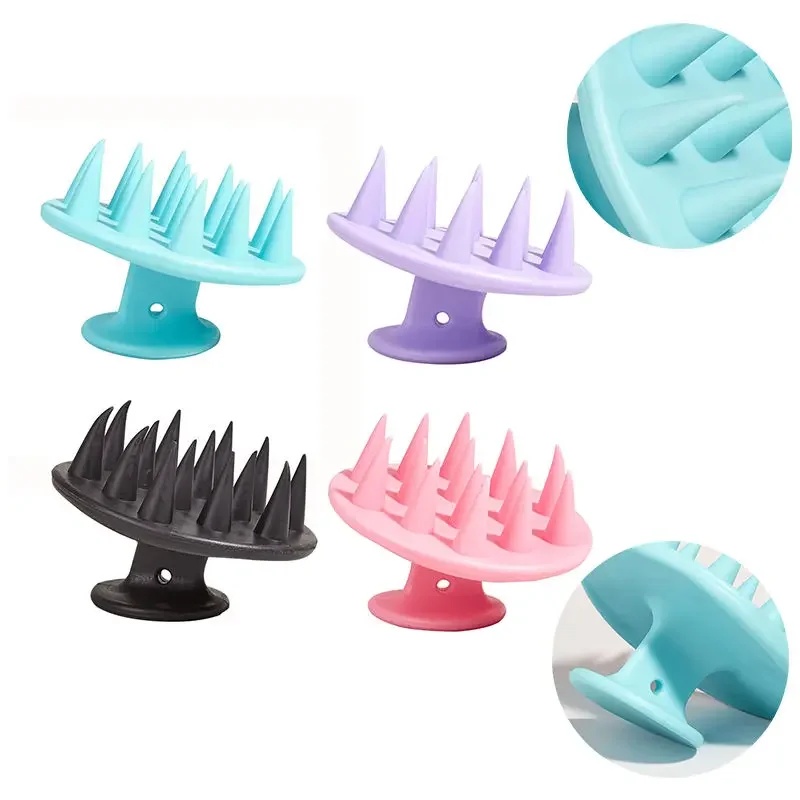 1pc 휴대용 실리콘 헤드 마사지 브러시, 딥 클렌징  - Hair Care Products 리뷰 및 가격