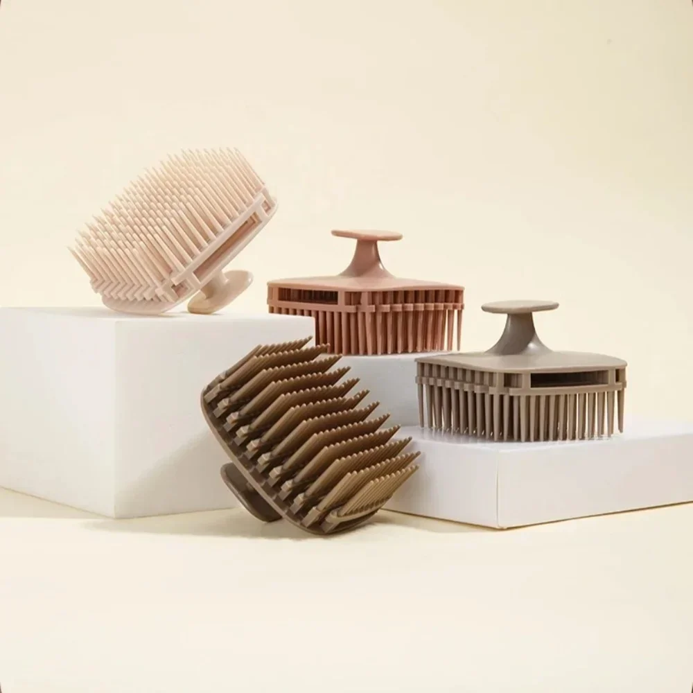 부드러운 실리콘 소재의 두피 마사지 브러시, 손으로 들 - Hair Care Dandruff 리뷰 및 가격